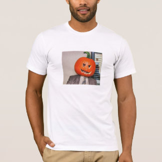Dwight Wear Pumpkin Head Halloween T-Shirt