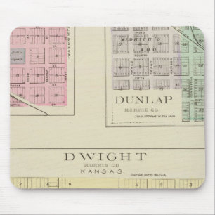 Dwight, Wilsey, Dunlap, Kansas Mousepad