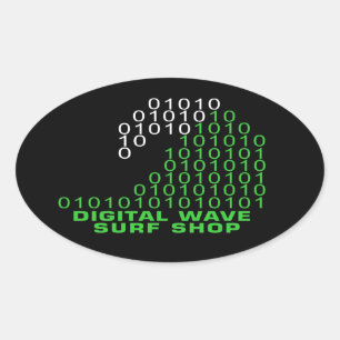 DWSS-Logo-Aufkleber Ovaler Aufkleber