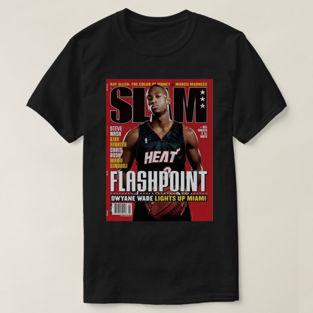 Dwyane Wade Basket Slam T-Shirt (Design vorne)