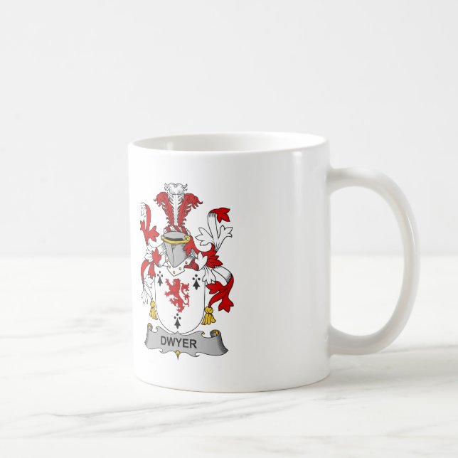Dwyer Familienwappen Kaffeetasse (Rechts)