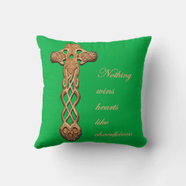 Dwynwen Nothing Wins Hearts Like Cheerfulness Kissen