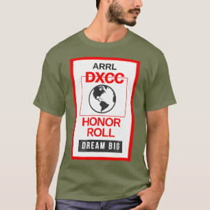 DXCC Honor Roll Ham Radio  - Black ARRL Hamradio T-Shirt