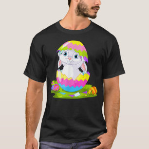 Dy Cute Bunny Face Tie Dye Glasses Easter Day T-Shirt