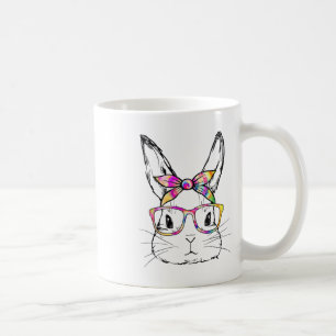Dy Niedlich Bunny Face Gefärbte Krawatte Gles Oste Kaffeetasse