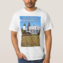 Dyce Head Lighthouse, Castine Maine T - Shirt