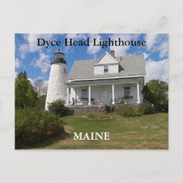 Dyce Head Lighthouse, Maine Postcard Postkarte