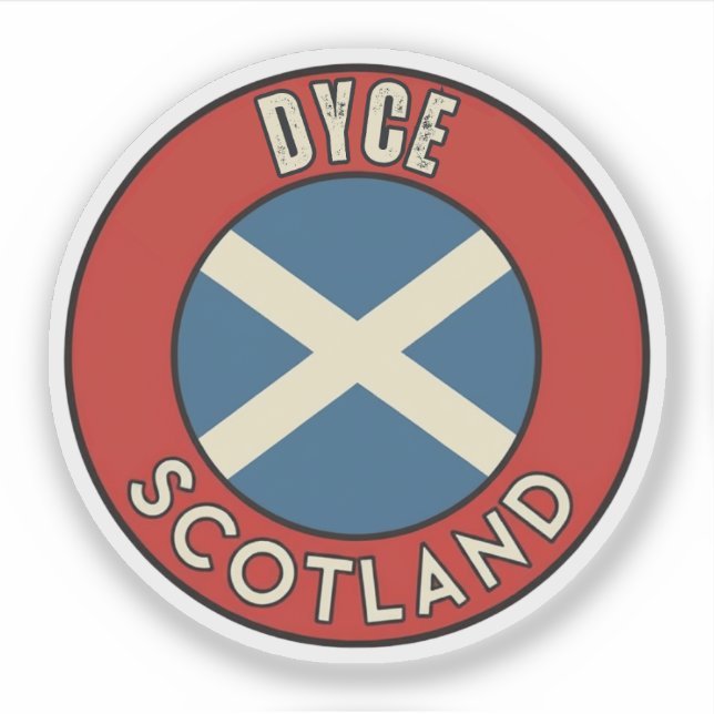 Dyce, Schottland Aufkleber (Vorderseite)
