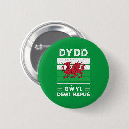 Dydd GÆDewi Hapus Happy St Davids Day 2 Button