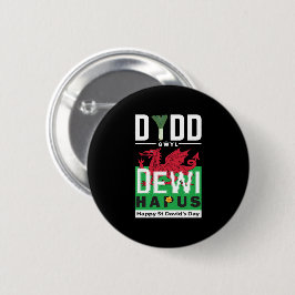 Dydd GÆDewi Hapus Happy St Davids Day 7 Button