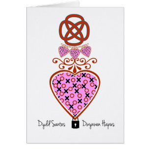 Dydd Santes Dwynwen, Coeur XOXO Avec noeud celtiqu
