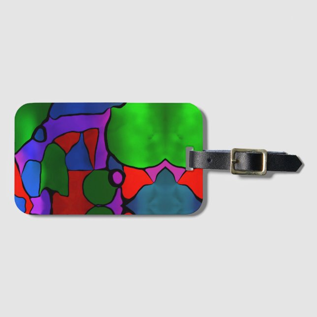 Dye bereits gepäckanhänger (Vorderseite (Horizontal))