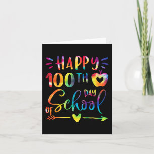 Dye Happy 100h Schultag Lehrer Sudens Kinder Karte