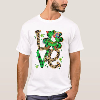 Dye Leopard LIEBE Dabbing Gnome T-Shirt