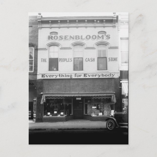 Dyersburg Rosenbloom Postkarte (Vorderseite)