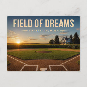 Dyersville, Iowa Field of Dreams Postkarte