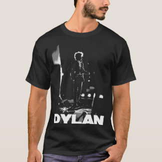 Dylan auf schwarzem Essential-T - Shirt