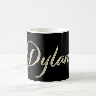 Dylan Name whitegold Tasse Teetasse