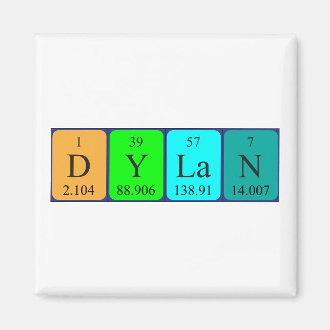 Dylan Periodenmagnet Magnet (Vorne)