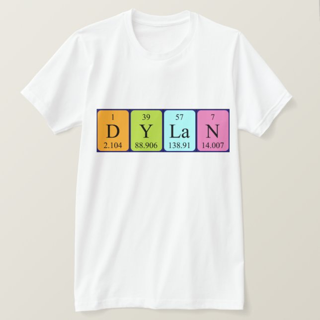 Dylan Periodenname Shirt (Design vorne)
