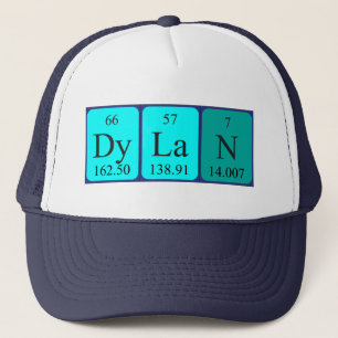 Dylan-Periodensystemnamenhut Truckerkappe