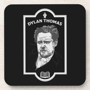 Dylan Thomas Welsh Poet Getränkeuntersetzer