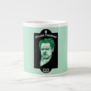 Dylan Thomas Welsh Poet Jumbo-Tasse