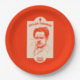 Dylan Thomas Welsh Poet Pappteller