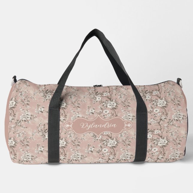 Dylandria Vintag Dusty Rose Pink Duffle Bag (Vorderseite)