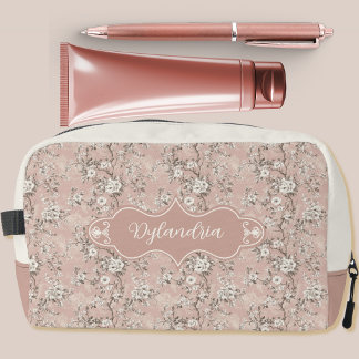 Dylandria Vintag Dusty Rose Pink Waschbeutel