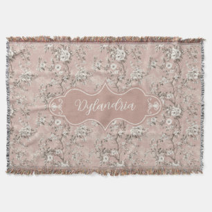 Dylandria Vintage Dusty Rose Rosa Decke