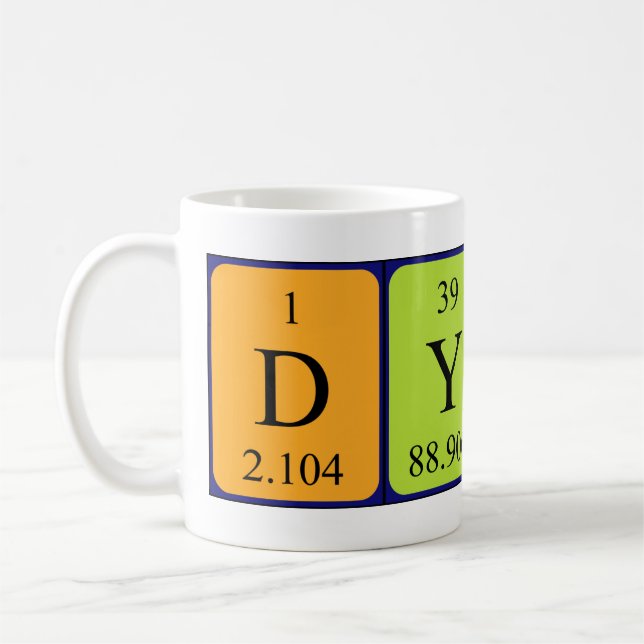 Dylano Periodenname Tasse (Links)