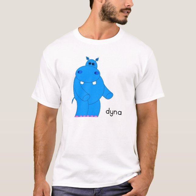 Dyna Flusspferd T-Shirt (Vorderseite)