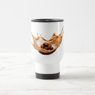 Dynamic Coffee Splash Travel  Mug /Coffee Bean Art Reisebecher