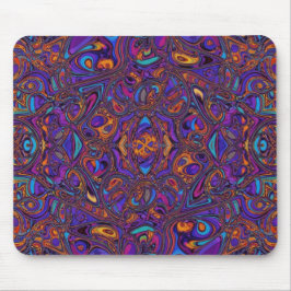 Dynamic Color Gradient Abstract Mosaic Mousepad