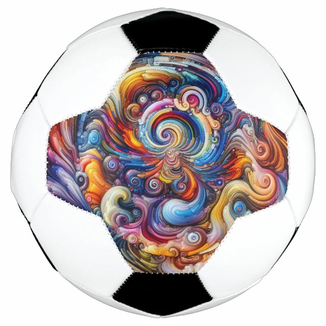 Dynamic Color Vortex Fußball (Vorderseite)
