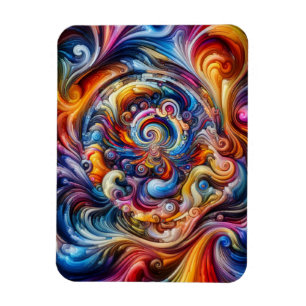 Dynamic Color Vortex Magnet