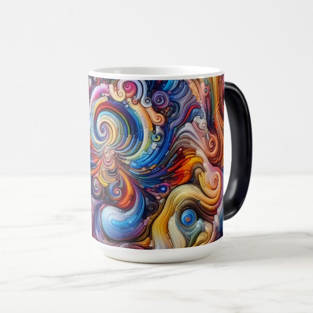 Dynamic Color Vortex Verwandlungstasse (VorderseiteRechts)