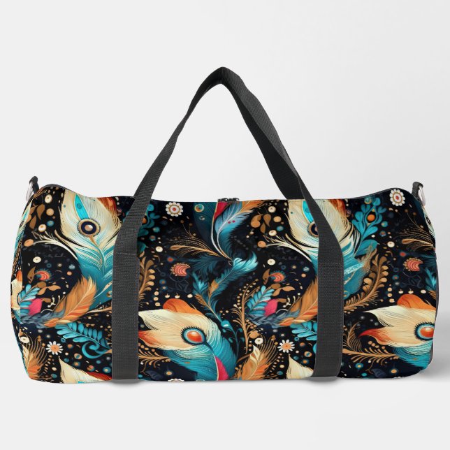 Dynamic Comet and Nebula Voyage Duffle Bag (Vorderseite)