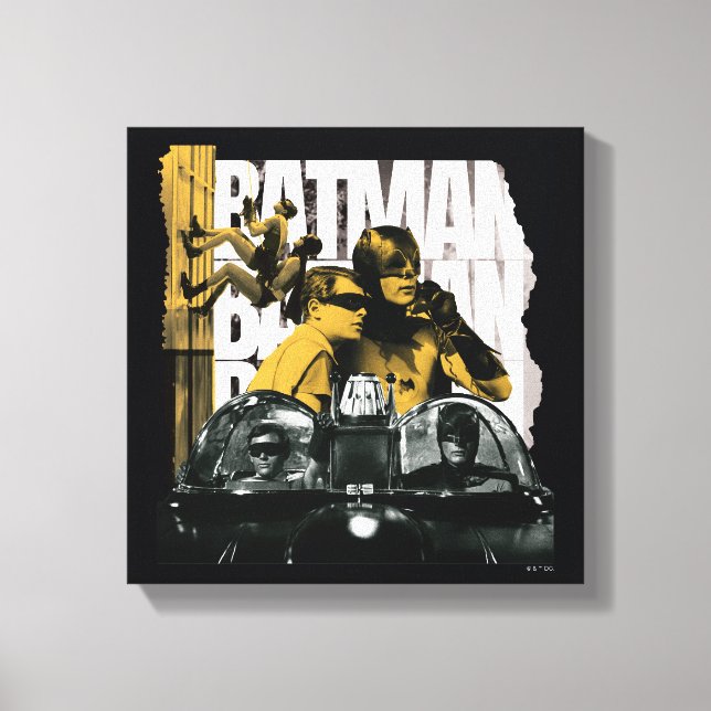 Dynamic Duo Scrapbook Fotografie Leinwanddruck (Vorderseite)