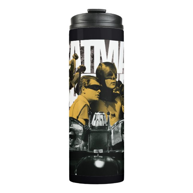 Dynamic Duo Scrapbook Fotografie Thermosbecher (Vorderseite)