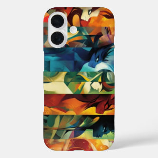 Dynamic Essence: Guardians of the Spectrum iPhone 16 Hülle