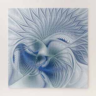 Dynamic Fantasy Abstrakt Blue Tones Fraktal Art