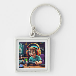 "Dynamic Gaming Cartoon" Schlüsselanhänger