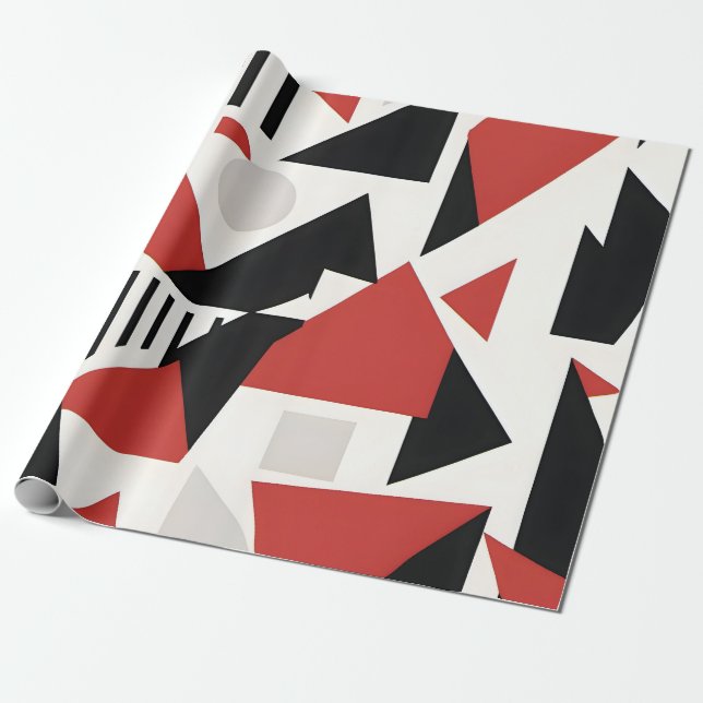 Dynamic Geometric Abstraction Geschenkpapier (Ungerollt)