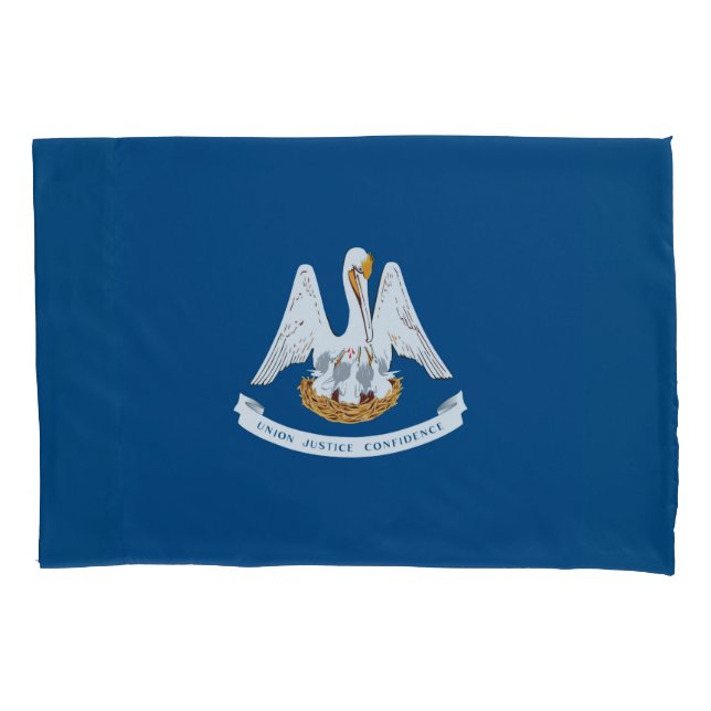 Dynamic Louisiana State Flag Graphic auf einer Kissenbezug (Vorderseite)