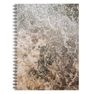 Dynamic Ocean Waves and Sea Foam Abstract Notizblock