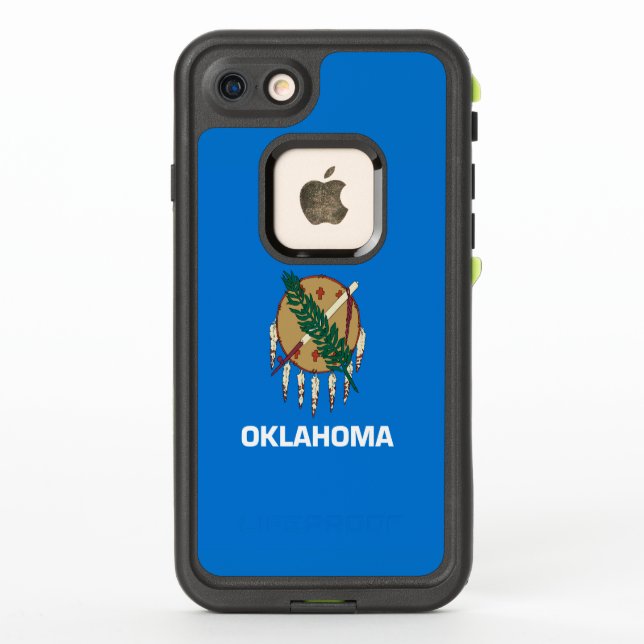 Dynamic Oklahoma State Flag Graphic on a (Rückseite)
