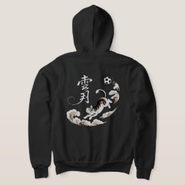 Dynamic Soccer Cat Stylish for Pet Lovers & Sports Hoodie