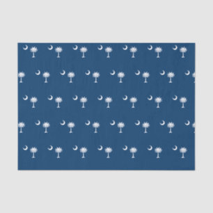 Dynamic South Carolina State Flag Graphic on a Seidenpapier